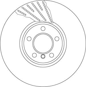 TRW DF6612S - Bremžu diski www.autospares.lv