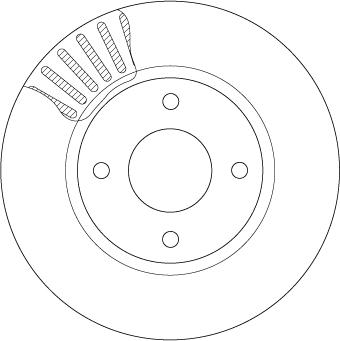 TRW DF6142 - Bremžu diski www.autospares.lv