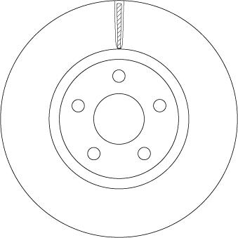 TRW DF6810S - Brake Disc www.autospares.lv