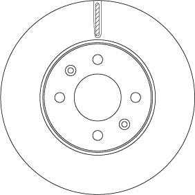 TRW DF6794 - Bremžu diski www.autospares.lv