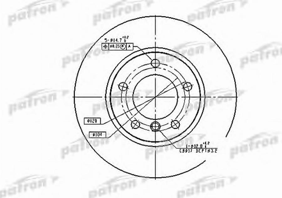 TRW DF1537BP - Тормозной диск www.autospares.lv