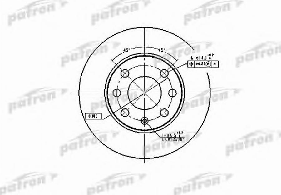 TRW DF1607BP - Bremžu diski autospares.lv