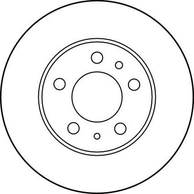 TRW DF1686 - Bremžu diski www.autospares.lv