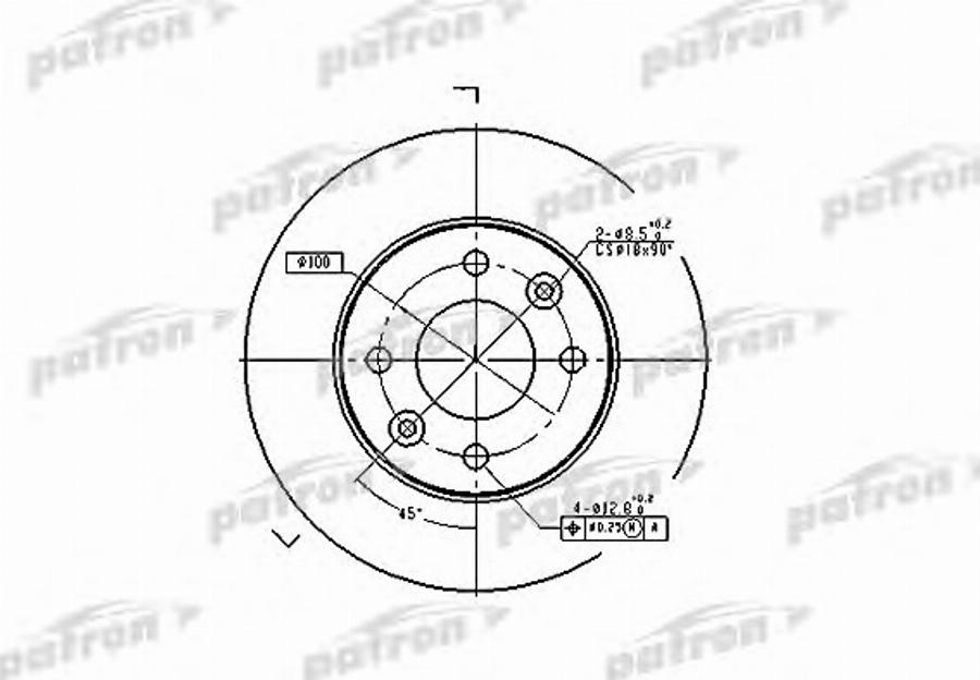 TRW DF1015BP - Bremžu diski autospares.lv