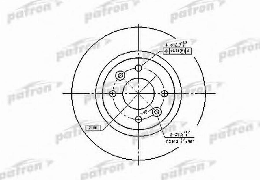 TRW DF1017BP - Bremžu diski www.autospares.lv