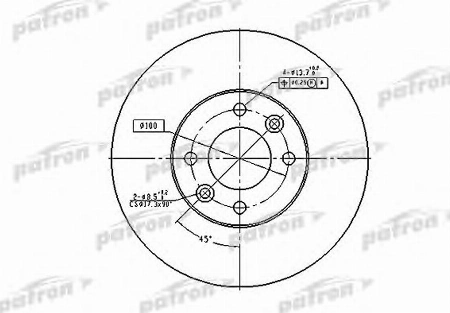 TRW DF1032BP - Bremžu diski www.autospares.lv