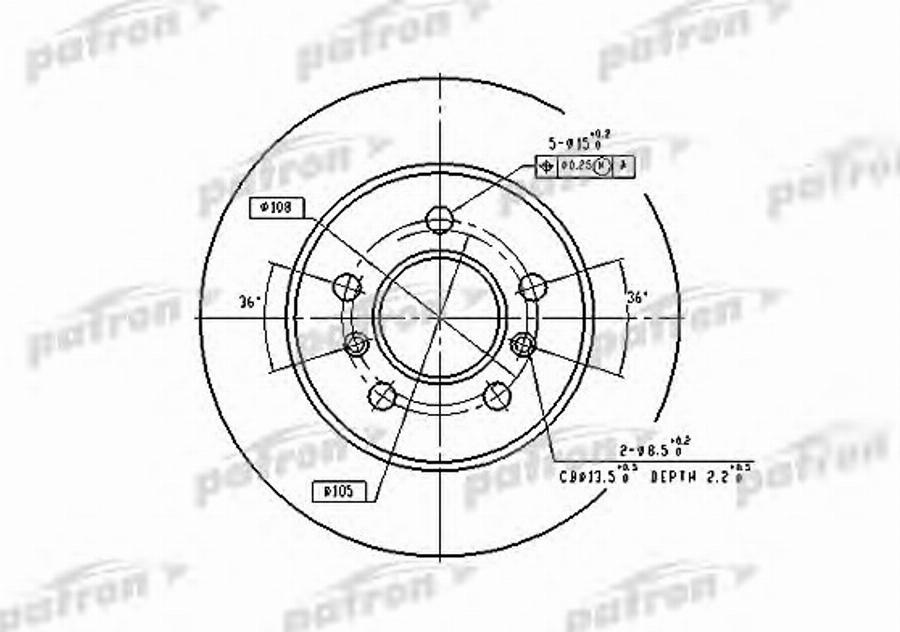 TRW DF1029BP - Bremžu diski autospares.lv