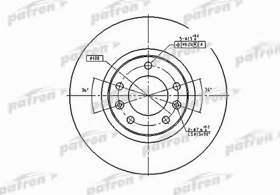 TRW DF1225BP - Bremžu diski www.autospares.lv