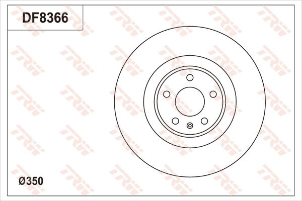 TRW DF8366S - Bremžu diski www.autospares.lv