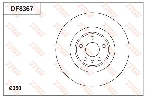 TRW DF8367S - Bremžu diski www.autospares.lv