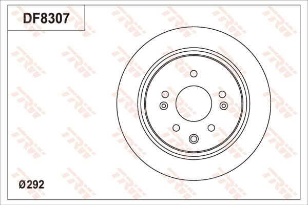 TRW DF8307S - Bremžu diski www.autospares.lv