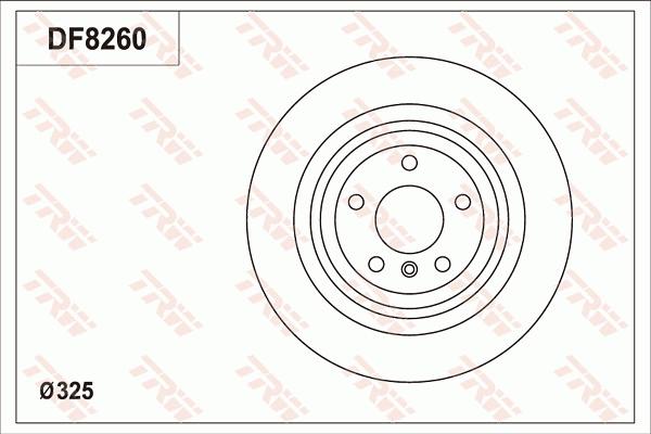 TRW DF8260S - Bremžu diski www.autospares.lv