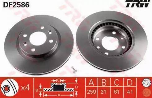 A.B.S. 16150S - Bremžu diski www.autospares.lv