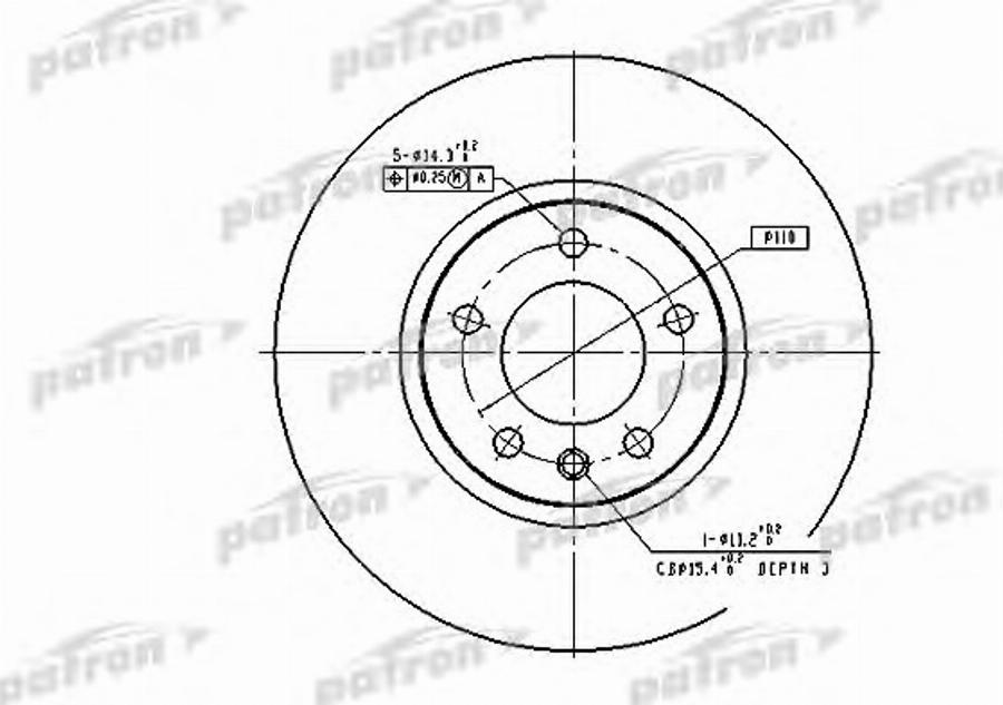 TRW DF2645BP - Bremžu diski www.autospares.lv