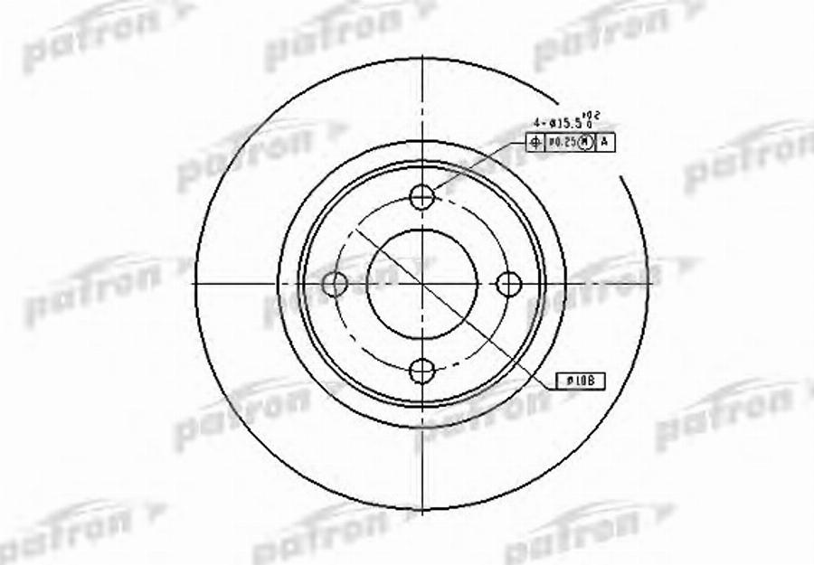 TRW DF2601BP - Bremžu diski www.autospares.lv