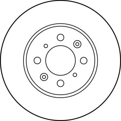 TRW DF2792 - Bremžu diski www.autospares.lv