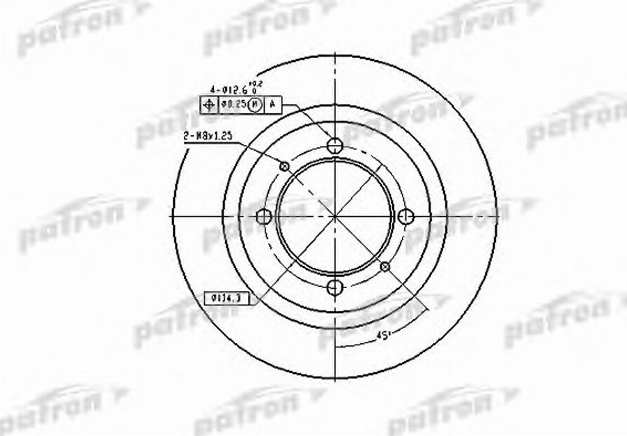 TRW DF2784BP - Brake Disc www.autospares.lv