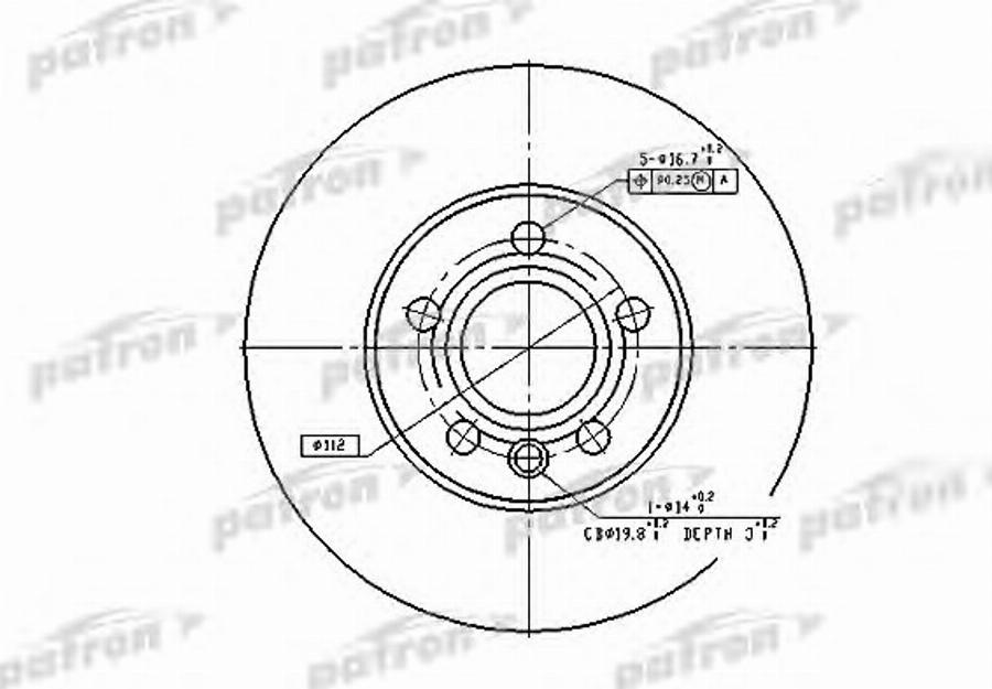 TRW DF2776BP - Тормозной диск www.autospares.lv