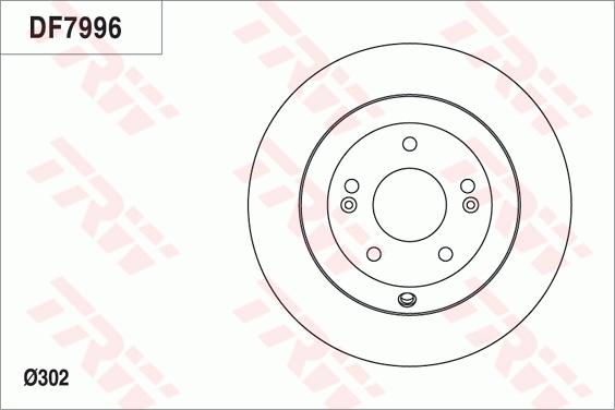 TRW DF7996 - Bremžu diski www.autospares.lv