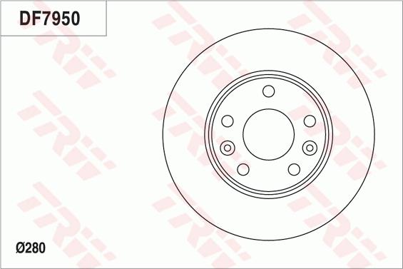 TRW DF7950 - Bremžu diski www.autospares.lv