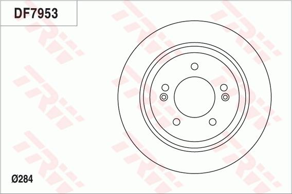 TRW DF7953 - Bremžu diski www.autospares.lv