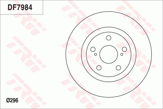 TRW DF7984 - Bremžu diski www.autospares.lv