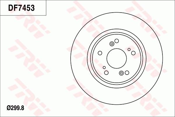 TRW DF7453 - Bremžu diski www.autospares.lv