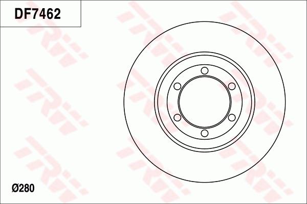 TRW DF7462 - Bremžu diski www.autospares.lv