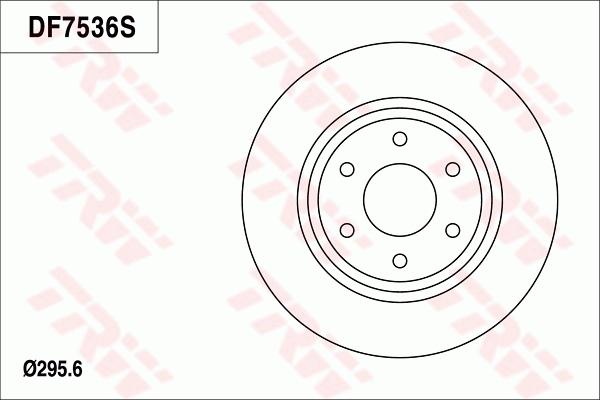 TRW DF7536 - Bremžu diski www.autospares.lv