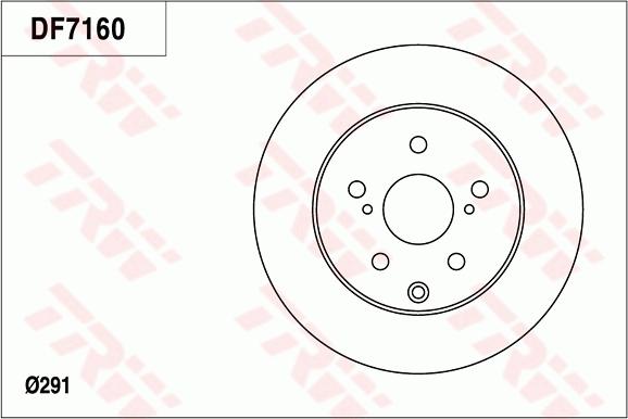 TRW DF7160 - Bremžu diski www.autospares.lv