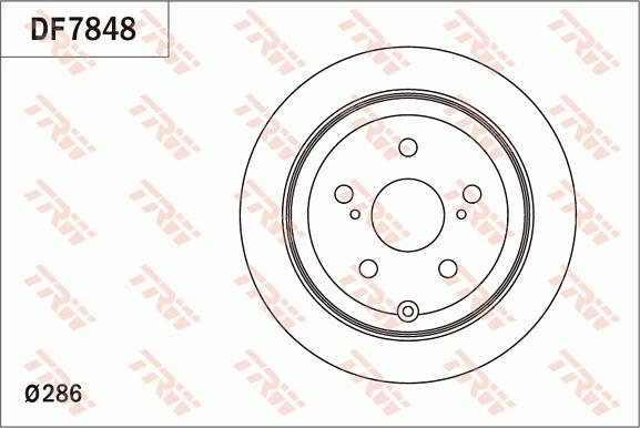 TRW DF7848 - Bremžu diski www.autospares.lv