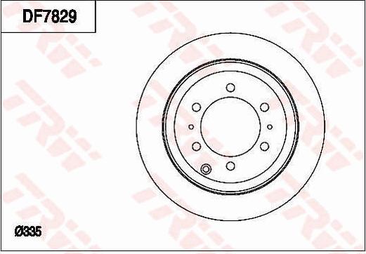 TRW DF7829 - Bremžu diski www.autospares.lv