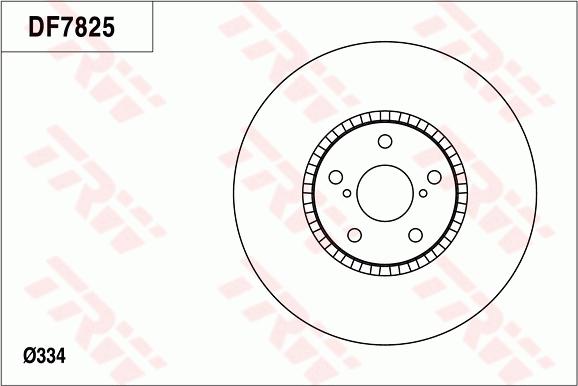 TRW DF7825 - Bremžu diski www.autospares.lv