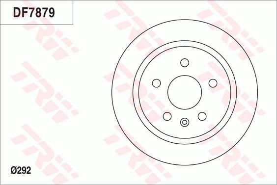 TRW DF7879 - Bremžu diski www.autospares.lv