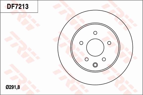 TRW DF7213 - Bremžu diski www.autospares.lv