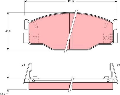 TRW GDB935 - Bremžu uzliku kompl., Disku bremzes www.autospares.lv