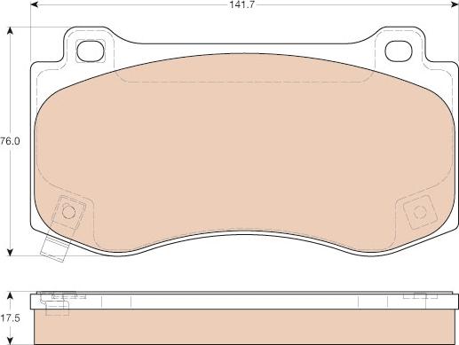 TRW GDB4449 - Bremžu uzliku kompl., Disku bremzes www.autospares.lv