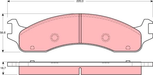 TRW GDB4067 - Bremžu uzliku kompl., Disku bremzes www.autospares.lv