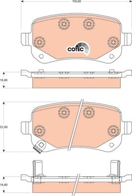 TRW GDB4176 - Bremžu uzliku kompl., Disku bremzes www.autospares.lv