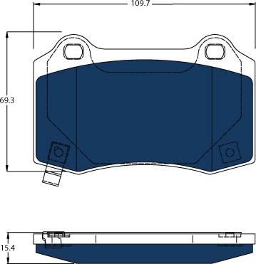 TRW GDB4171BTE - Bremžu uzliku kompl., Disku bremzes www.autospares.lv