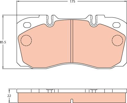 TRW GDB5068 - Bremžu uzliku kompl., Disku bremzes www.autospares.lv