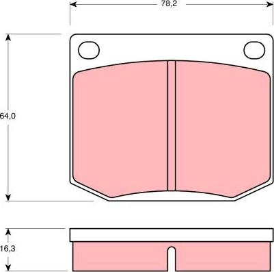 TRW GDB637 - Bremžu uzliku kompl., Disku bremzes www.autospares.lv