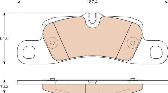 TRW GDB1962 - Bremžu uzliku kompl., Disku bremzes www.autospares.lv