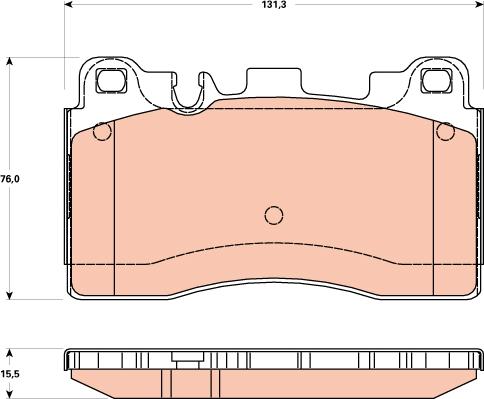 TRW GDB1906 - Bremžu uzliku kompl., Disku bremzes www.autospares.lv