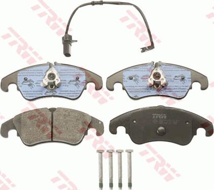 TRW GDB1908 - Тормозные колодки, дисковые, комплект www.autospares.lv