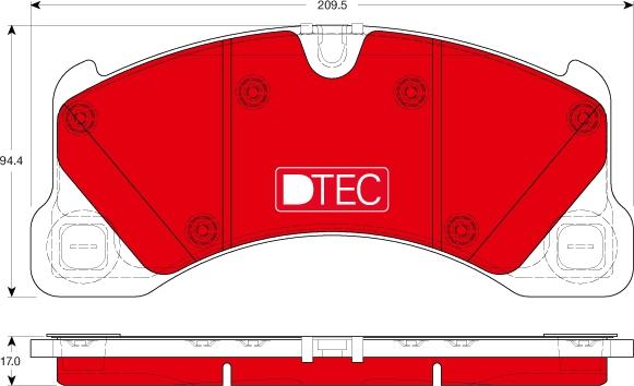 TRW GDB1914DTE - Bremžu uzliku kompl., Disku bremzes www.autospares.lv