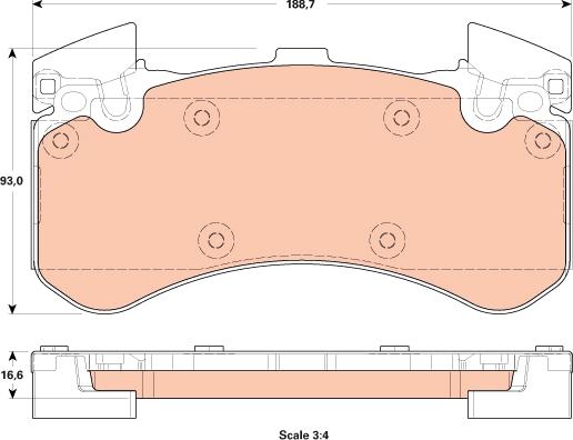 TRW GDB1911 - Bremžu uzliku kompl., Disku bremzes www.autospares.lv