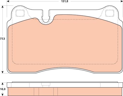 TRW GDB1912 - Bremžu uzliku kompl., Disku bremzes www.autospares.lv