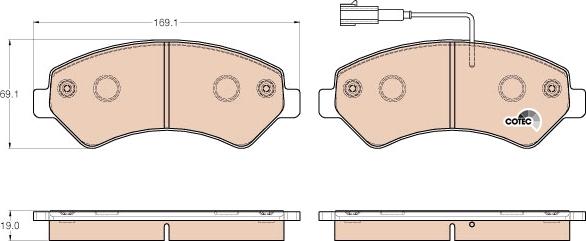 TRW GDB1982 - Bremžu uzliku kompl., Disku bremzes www.autospares.lv