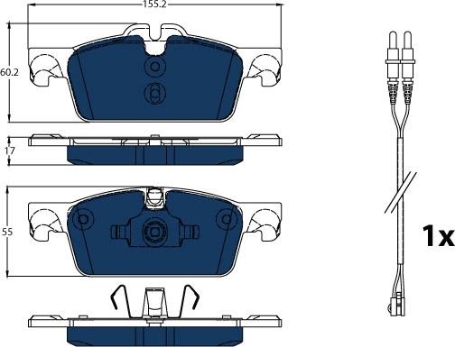 TRW GDB1929BTE - Bremžu uzliku kompl., Disku bremzes www.autospares.lv